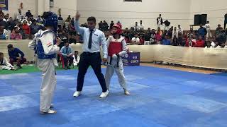 Girls Taekwondo Fight November 2021Rajasthan State Championship [upl. by Purvis]