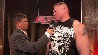 Brock Lesnar describes what hell do to John Cena at [upl. by Nahsor]