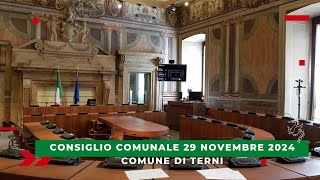 Consiglio comunale 29 novembre 2024 [upl. by Doownyl]