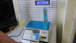 How To Program Your Products CAS CL5200 CL3000 Retail Weighing Scales [upl. by Atinehs]