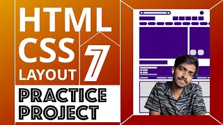 10 HTML CSS Practice PROJECTS Hindi 2024  Project 7  Basic To Advance Layout [upl. by Jurkoic993]