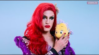 Maquillaje drag queen Ariel Rec se transforma en la Sirenita  Belleza  Cosmopolitan España [upl. by Pablo]