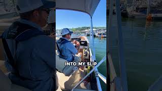 Easy Guide for Docking a Pontoon Boat Docking Tips with Bridge Marina PART 1 of 2 shorts docking [upl. by Eelnyl]