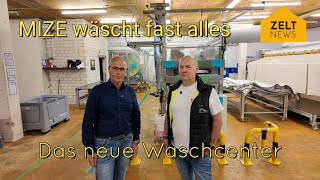 ZeltNews besucht das neue Waschcenter von MIZE [upl. by Hsoj]