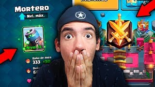 MEJORO EL MORTERO A NIVEL 13 Y LLEGO A 4600 COPAS EN CLASH ROYALE  TheDonato [upl. by Ahsinor]