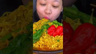 Maggie eating challenge spicy 🔥🥵shorts viralvideo ytshorts [upl. by Aihceyt]