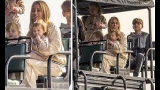 Stacey Solomon begins filming her Kardashian style family reality show at Kent safari park [upl. by Nodnas]