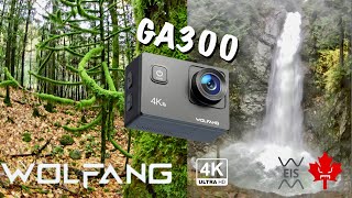 WOLFANG GA300 4K Action Camera [upl. by Nitsu]