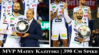 MVP  Matey Kaziyski  390 Cm Spike  Italian Super Cup 2021  HD [upl. by Nikoletta782]