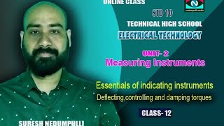 Electrical Measuring instruments  Essentials of indicating instruments part 2Suresh nedumpulli [upl. by Eppillihp]