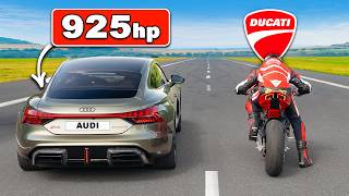 Quickest AUDI RS vs Quickest DUCATI DRAG RACE [upl. by Dorren]