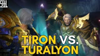 Turalyon VS Tirion in a CHARACTER BATTLE  World of Warcraft [upl. by Ennagrom676]