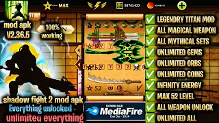 quotShadow Fight 2 Mod APK Unlimited Gems amp All Weapons Unlockedquot [upl. by Eidnar]