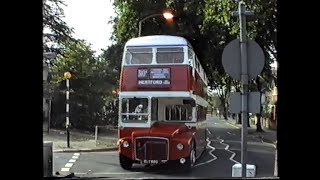 London Transport Buses 1989Routemasters on Route 310 amp 310A at Enfield Harlow amp Hoddesdon [upl. by Westberg777]