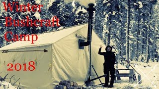 How To Setup a Canvas Tent With A Wood Stove When Living Off Grid [upl. by Maurice]