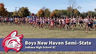 Indiana High School XC  New Haven SemiState  Boys 2022  Noah Bontrager [upl. by Esch]