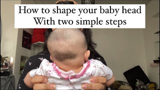 HOW TO SHAPE BABY HEAD  isma Imran [upl. by Ymmak]