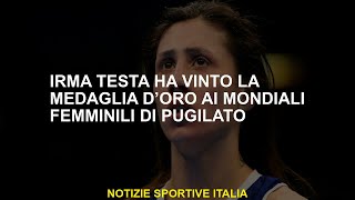 Irma Testa ha vinto la medaglia d’oro ai Mondiali femminili di pugilato [upl. by Liris984]