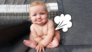 Laugh Out Loud with Funny Baby Fart Moments  Funny Baby Videos [upl. by Ewer626]