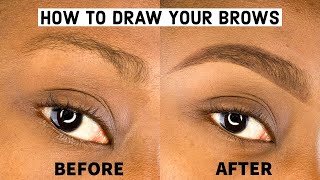 HOW TO EASY EYEBROW TUTORIAL FOR BEGINNERS WITH PENCIL  LADE KEHINDE [upl. by Acinod404]