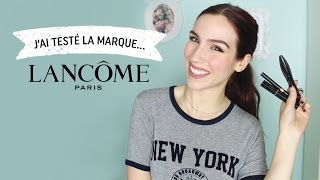 Jai testé la marque Lancôme [upl. by Eniamaj]