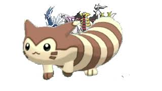 Furret Walking but with Dialga Palkia Giratina and Arceus [upl. by Hines]