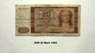 DDR Banknoten und Forumschecks HD [upl. by Ellerey]