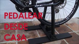 COMO HACER UN RODILLO CASERO PARA BICICLETA [upl. by Berhley]