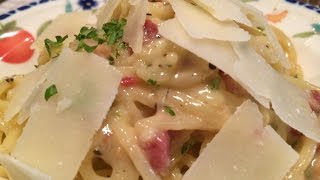 Spaghetti Pasta Carbonara Recipe [upl. by Guinn]