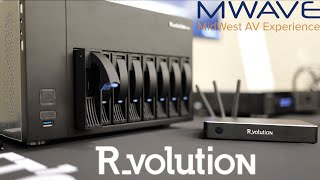 RVolution 176 Terabyte NAS amp 4K Mini NEW Game CHANGING Features  MWAVE 2024 [upl. by Tesil]