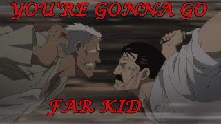 King Bradley Fight Tribute  quotYoure Gonna Go Far Kidquot Fullmetal Alchemist Brotherhood AMV [upl. by Yenatirb]