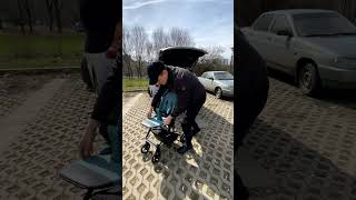 CARRELLO ALFA 2023 САМАЯ КОМПАКТНАЯ ПРОГУЛОЧНАЯ КОЛЯСКА С ПОВОРОТНЫМ МЕХАНИЗМОМ  КАК ПОЛЬЗОВАТЬСЯ [upl. by Seidule523]