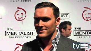 Owain Yeoman at The Mentalist Season 5 100th Episode Party [upl. by Hepza]