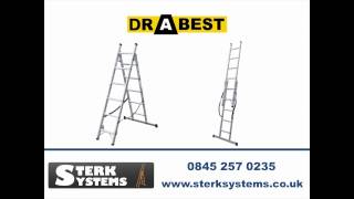 Drabest Three Way MultiPurpose Combination Ladder  3WAY [upl. by Kimmie]