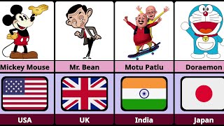 Famous Cartoon From Different Countries [upl. by Zaraf486]