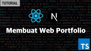 😎 Membuat Web Portfolio Parallax dan Blog Menggunakan Next JS [upl. by Tila2]