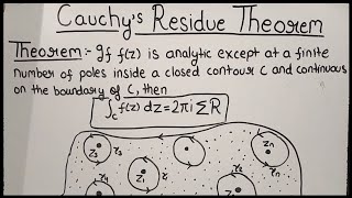 Cauchy residue theoremStatement and ProofComplex AnalysisTheta Classes [upl. by Ayahsey]