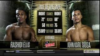 Rashidi Ellis vs John Karl Sosa 42017 [upl. by Adnuhsed]