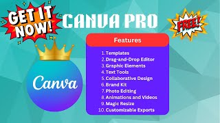 Canva Pro Free In September 2024 [upl. by Lavoie]