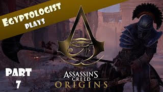 Egyptologist plays ASSASSINS CREED ORIGINS  Part 7 Nikiou Fort and THIS GUY [upl. by Arlinda]