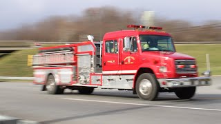 RVFD Engine 128 Responding December 2024 [upl. by Havstad]