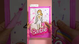 Barbie girl blind bag 바비인형 블라인드백 barbie barbiegirl papercraft blindbag 종이놀이 바비인형 [upl. by Halas]