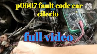 p0607fault code Maruti Suzuki cilerio car p0607 control module performance [upl. by Jennee290]