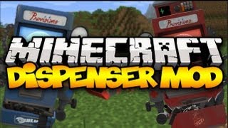 Minecraft DISPENSERS TF2 Dispensers  Mod Showcase [upl. by Anauqcaj822]