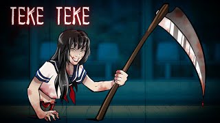 Teke Teke Animated Horror Story  Japanese Urban Legend Animation [upl. by Higley]