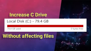 How to increase C Drive space  C drive full  C Drive full problem  C Drive full how to make space [upl. by Atinuj]