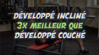 Muscler ses pectoraux  le développé incliné avec altère [upl. by Neemsay952]