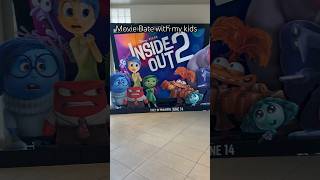 Movie date with my kids Inside Out 2 Movie moviedate insideout2 familytime shorts [upl. by Nauwtna]