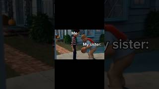 Me vs my sisterbasketball funny real bothers sistersfyp fypシ゚viral [upl. by Snider]