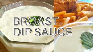 Broast Dip Sauce  Best Dip for Crispy fry broast Chicken easy broast sauce Dip for Chicken [upl. by Bullard]